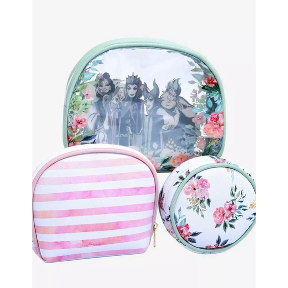 Disney Villains Floral Cosmetic Bag Set - Picture 3 of 3